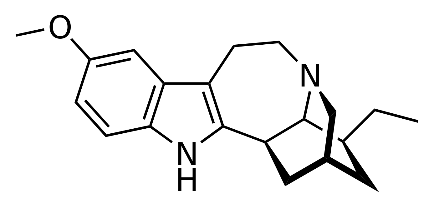 Placeholder for Ibogaine molecular structure